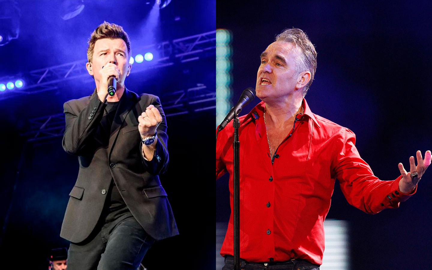 Morrissey es blanco de burlas tras reunión de Rick Astley y Blossoms al cantar canciones de The Smiths