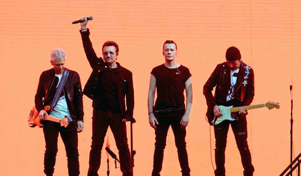 U2 estrenó su nueva versión de «Beautiful Day»