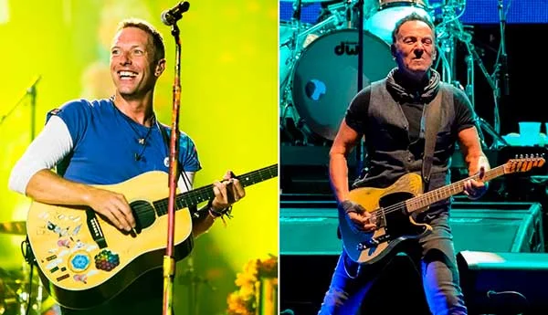 Chris Martin revela que solo come una vez al día tras inspirarse en Bruce Springsteen. 