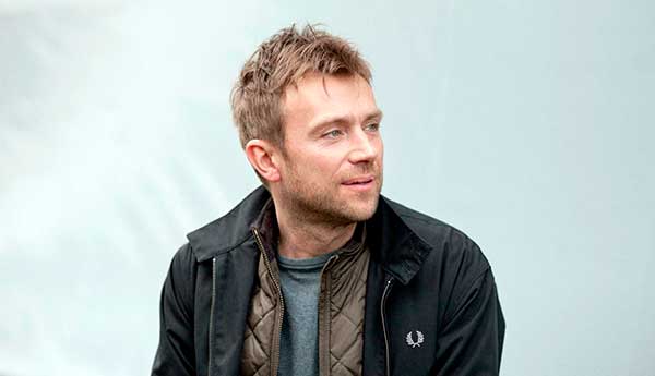 Damon Albarn cumple 55 años, líder de Blur y Gorillaz