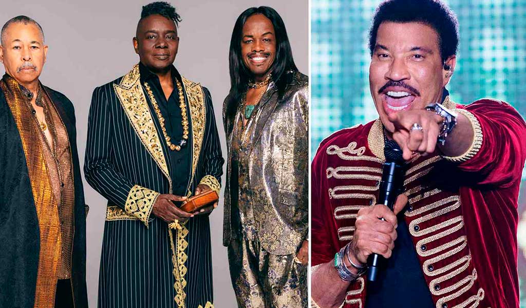 Lionel Richie se une a Earth Wind & Fire para una gira