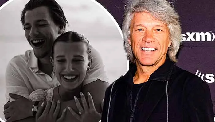 Jon Bon Jovi comenta sobre el temprano compromiso de su hijo con Millie Bobbie Brown