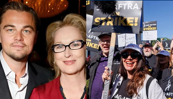 Estrellas de Hollywood se unen en apoyo a colegas en huelga
