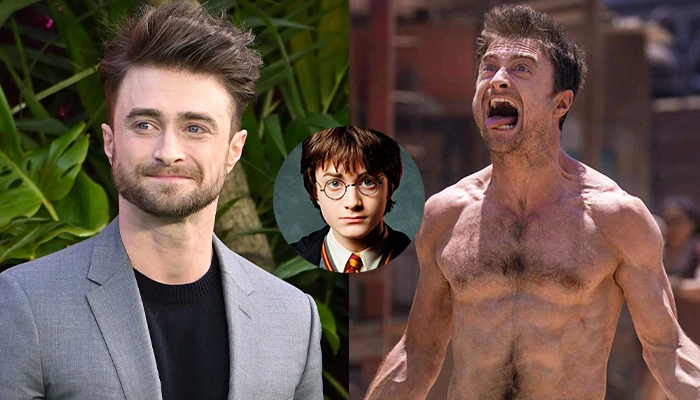 Daniel Radcliffe sorprende con su físico en 'Miracle Workers'