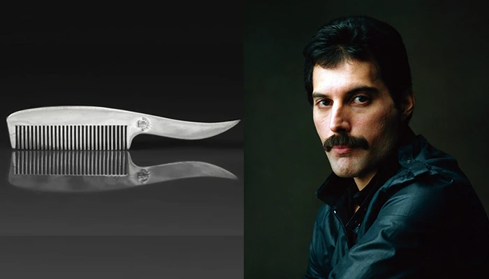 El peine de Freddie Mercury rompe récord en subasta