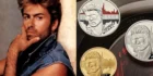 George Michael inmortalizado en una moneda conmemorativa