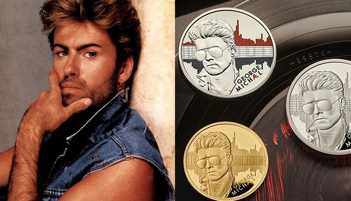 George Michael inmortalizado en una moneda conmemorativa