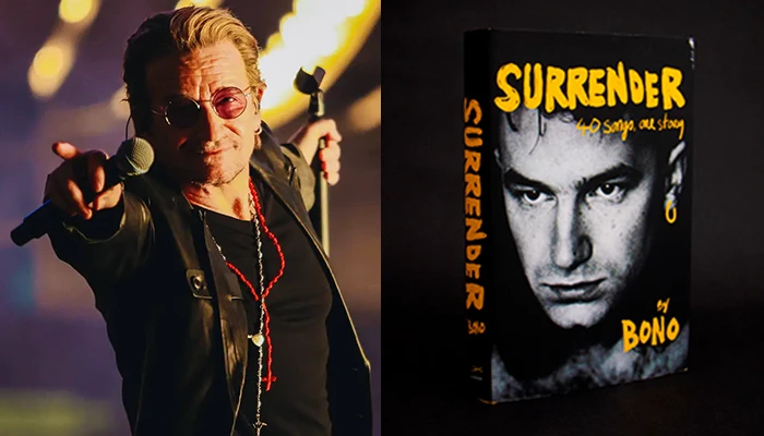 Bono Vox, líder de U2, recibe premio por su audiolibro ‘Surrender: 40 songs, our story’